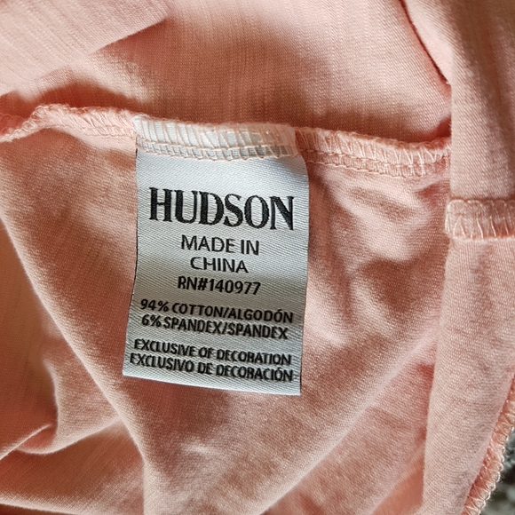 HUDSON Girls Blush Pink Babydoll Top Shirt XL - Picture 6 of 6